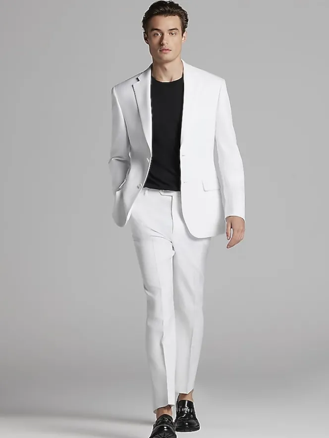 3-piece Suits|Suit Separates-Pronto Uomo Modern Fit Suit Jacket White