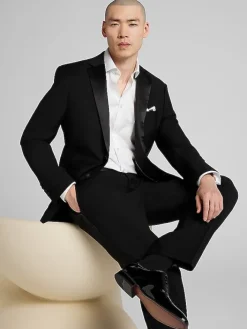 Tuxedos|Big & Tall Tuxedos-Pronto Uomo Platinum Modern Fit Suit Separates Tuxedo Jacket Formal