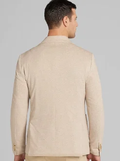 Sport Coats|Sport Coats-Report Collection Modern Fit Textured Knit Blazer Navy