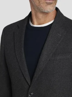 Big & Tall Sport Coats|Sport Coats-Nautica Modern Fit Tweed With Leather Elbow Patches Sport Coat Brown Tweed