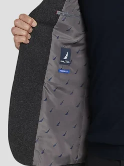 Big & Tall Sport Coats|Sport Coats-Nautica Modern Fit Tweed With Leather Elbow Patches Sport Coat Brown Tweed