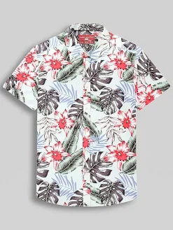 Button Up Shirts|Casual Shirts-Report Collection Modern Fit 4-Way Stretch Button Up Shirt Light Blue