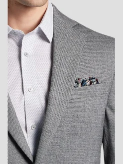 Sport Coats|Sport Coats-Awearness Kenneth Cole Modern Fit Wool Blend Sport Coat Gray Tic