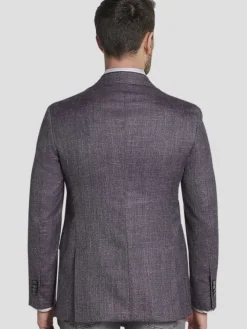 Sport Coats|Sport Coats-Joseph Abboud Modern Fit Wool Blend Sport Coat Dark Purple