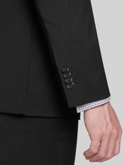 Suit Separates|3-piece Suits-Awearness Kenneth Cole Modern Fit Wool Blend Suit Jacket Black