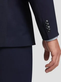 3-piece Suits|Suit Separates-Tommy Hilfiger Modern Fit Wool Blend Suit Jacket Black