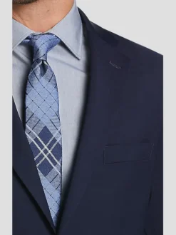 3-piece Suits|Suit Separates-Tommy Hilfiger Modern Fit Wool Blend Suit Jacket Black