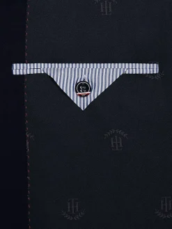 3-piece Suits|Suit Separates-Tommy Hilfiger Modern Fit Wool Blend Suit Jacket Black