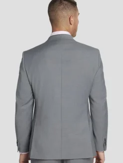 3-piece Suits|Suit Separates-Tommy Hilfiger Modern Fit Wool Blend Twill Suit Jacket Charcoal Twill