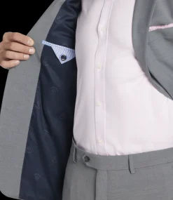 3-piece Suits|Suit Separates-Tommy Hilfiger Modern Fit Wool Blend Twill Suit Jacket Charcoal Twill