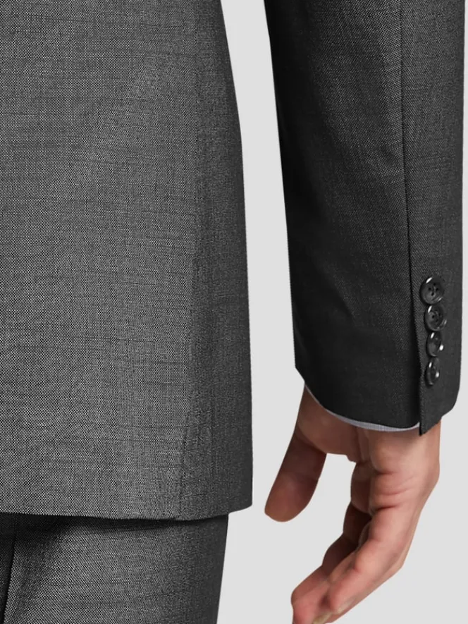 3-piece Suits|Suit Separates-Joseph Abboud Modern Fit Wool Suit Jacket Blue Tic