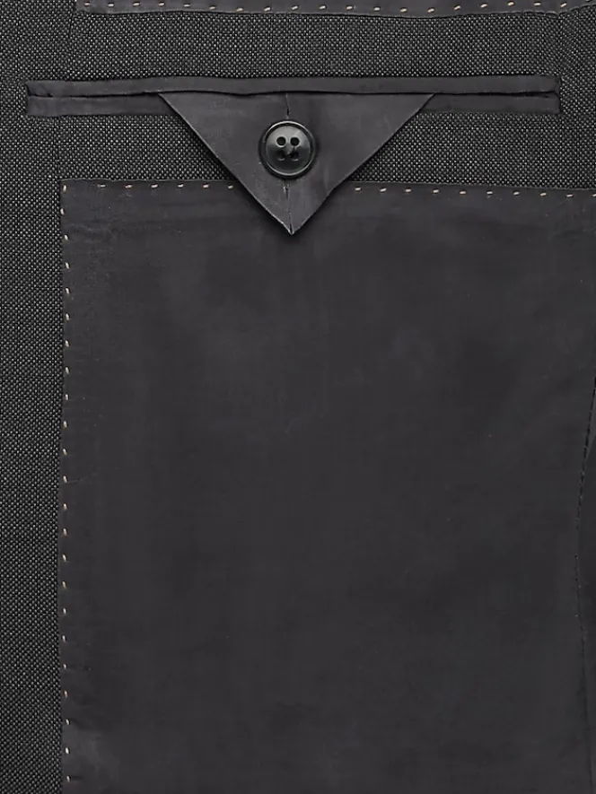 3-piece Suits|Suit Separates-Joseph Abboud Modern Fit Wool Suit Jacket Blue Tic