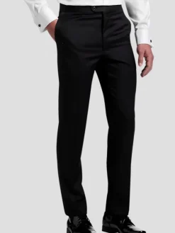 Tuxedos|Big & Tall Tuxedos-Joseph Abboud Modern Fit Wool Tuxedo Pants Formal