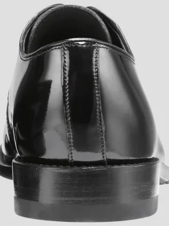 Oxfords|Dress & Formal Shoes-G.H.BASS Monogram Blucher Derby Oxfords Formal Black