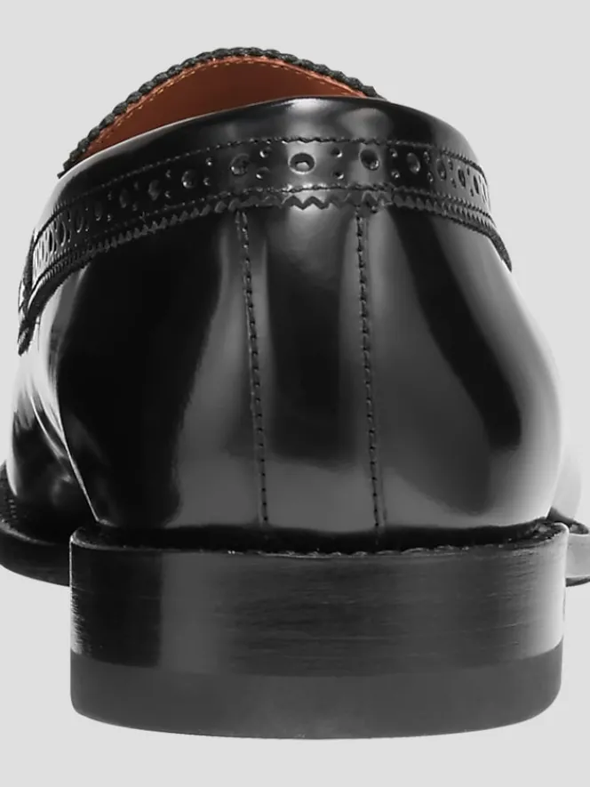 Loafers & Slip-ons|Dress & Formal Shoes-G.H.BASS Monogram Loafers Black
