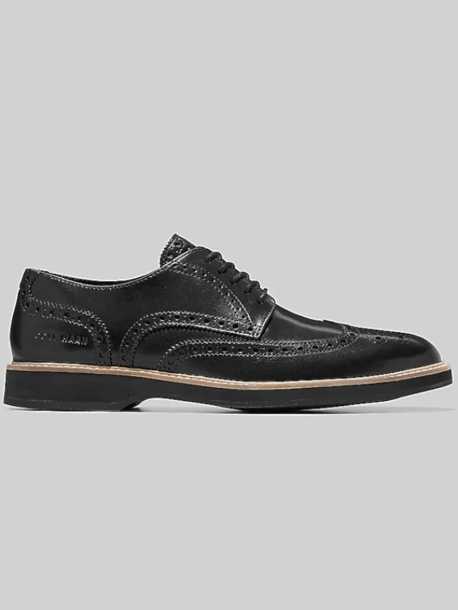 Dress & Formal Shoes|Oxfords-Cole Haan Morse Grand Wingtip Oxfords Black