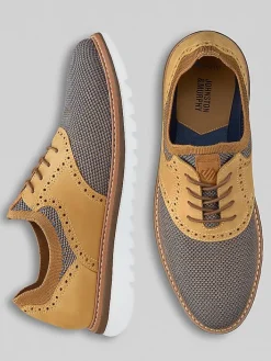 Oxfords|Casual Shoes-Johnston &Amp; Murphy Murphy Braydon Knit Saddle Oxfords Tan