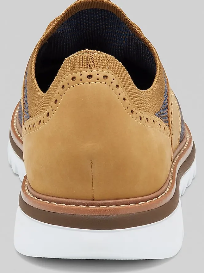 Oxfords|Casual Shoes-Johnston &Amp; Murphy Murphy Braydon Knit Saddle Oxfords Tan