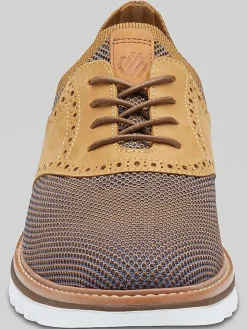 Oxfords|Casual Shoes-Johnston &Amp; Murphy Murphy Braydon Knit Saddle Oxfords Tan