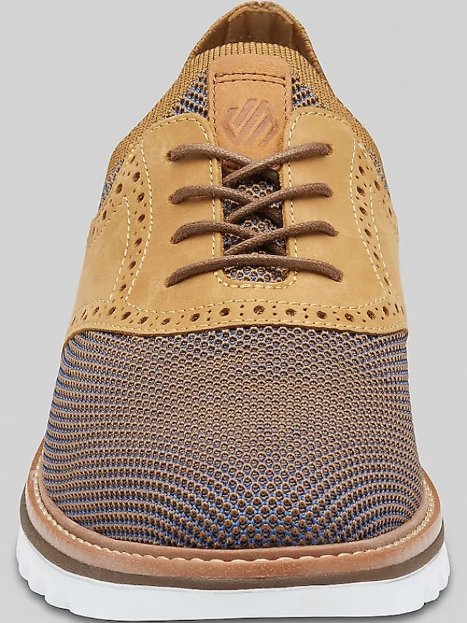 Oxfords|Casual Shoes-Johnston &Amp; Murphy Murphy Braydon Knit Saddle Oxfords Tan