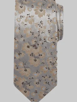 Ties-Pronto Uomo Narrow Floral Tie Green