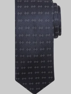 Ties-Awearness Kenneth Cole Narrow Geometric Dice Tie Burgundy