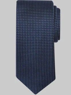 Ties-Joseph Abboud Narrow Micro Neat Tie Burgundy