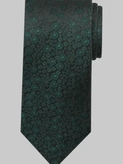 Ties-Pronto Uomo Narrow Mini Floral Tie Forest