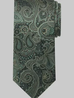 Ties-Pronto Uomo Narrow Paisley Tie Ivy