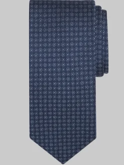 Ties-Awearness Kenneth Cole Narrow Pinpoint Silk Tie Black