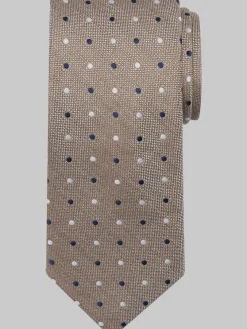 Ties-Pronto Uomo Narrow Polka Dot Tie Green