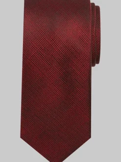 Ties-Pronto Uomo Narrow Screen Silk Tie Berry