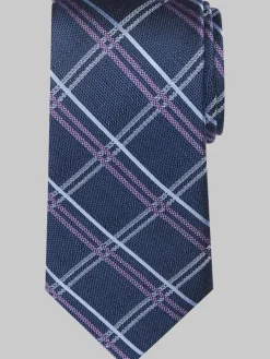 Ties-Pronto Uomo Narrow Tie Textured Blue