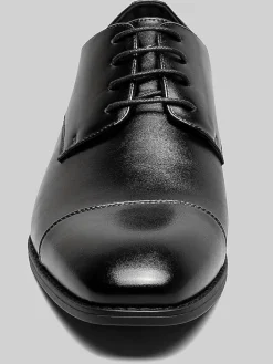 Oxfords|Dress & Formal Shoes-Stacy Adams Nelson Cap Toe Oxfords Black