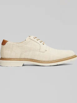 Oxfords|Casual Shoes-Florsheim Newtown Canvas Plain Toe Oxfords Black