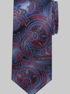 Ties-Pronto Uomo Ombre Paisley Tie Berry