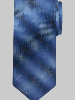 Ties-Pronto Uomo Ombre  Plaid Tie Berry