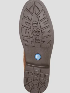 Boots-Nunn Bush Otis II Suede Plain Toe Chelsea Boots Tan