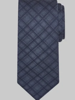 Ties-Awearness Kenneth Cole Party Plaid Tie Black