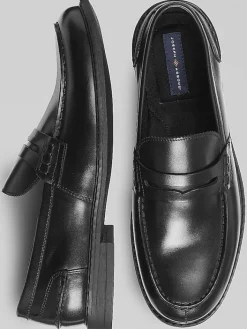 Dress & Formal Shoes-Joseph Abboud Penny Loafers Black