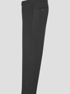 Dress Pants-Haggar Premium Comfort Slim Fit Flat Front Dress Pant Black