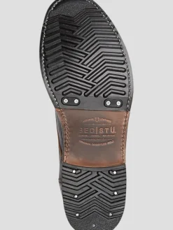 Boots-Bedstu Protege Leather Lace-Up Cap Toe Boot Black