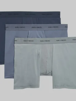 Underwear-Pair Of Thieves Quick-Dry Boxer Briefs, 3-Pack Black