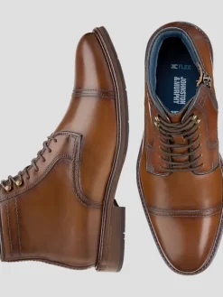 Casual Shoes|Casual Shoes-Johnston &Amp; Murphy Raleigh Leather Cap Toe Zip-Up Boots Black