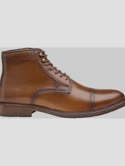 Casual Shoes|Casual Shoes-Johnston &Amp; Murphy Raleigh Leather Cap Toe Zip-Up Boots Black