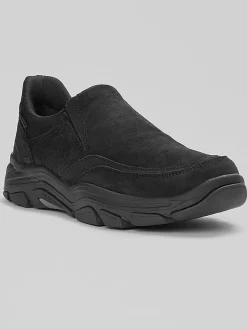 Loafers & Slip-ons|Casual Shoes-Rockport Reece Casual Slip On Shoes Black