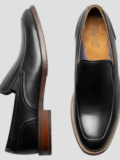 Loafers & Slip-ons|Casual Shoes-Florsheim Remi Moc Toe Slip On Shoes Black