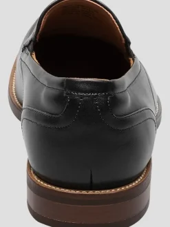 Loafers & Slip-ons|Casual Shoes-Florsheim Remi Moc Toe Slip On Shoes Black
