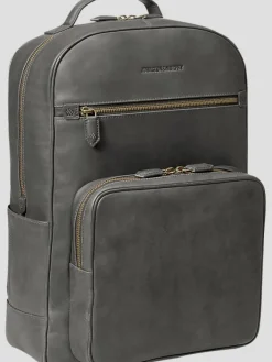 Travel & Luggage-Johnston &Amp; Murphy Rhodes Leather Backpack Black