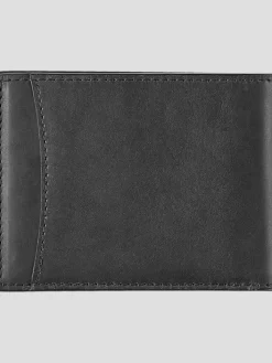 Wallets-Johnston &Amp; Murphy Rhodes Leather Billfold Wallet Black